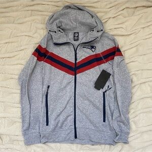 NWT Patriots NFL New England football zip-up jacket